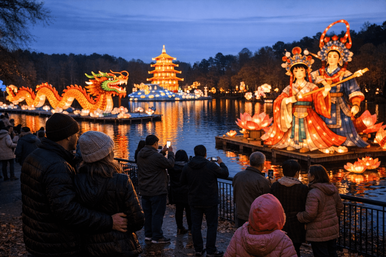Chinese Lantern Festival Returns to Cary, Boosts Winter Tourism and Culture