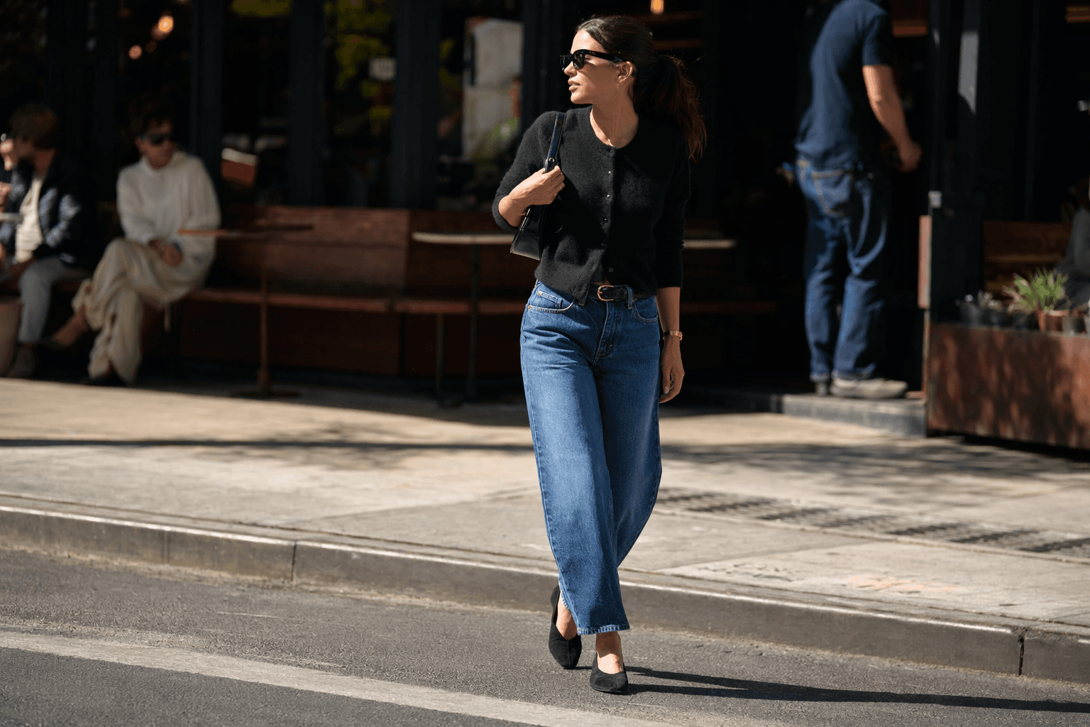 Petite barrel jeans work, when inseams and knee placement fit right