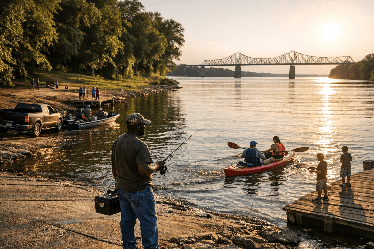 Phillips County Riverfront Near Helena-West Helena Offers Ramps, Programs, Amenities