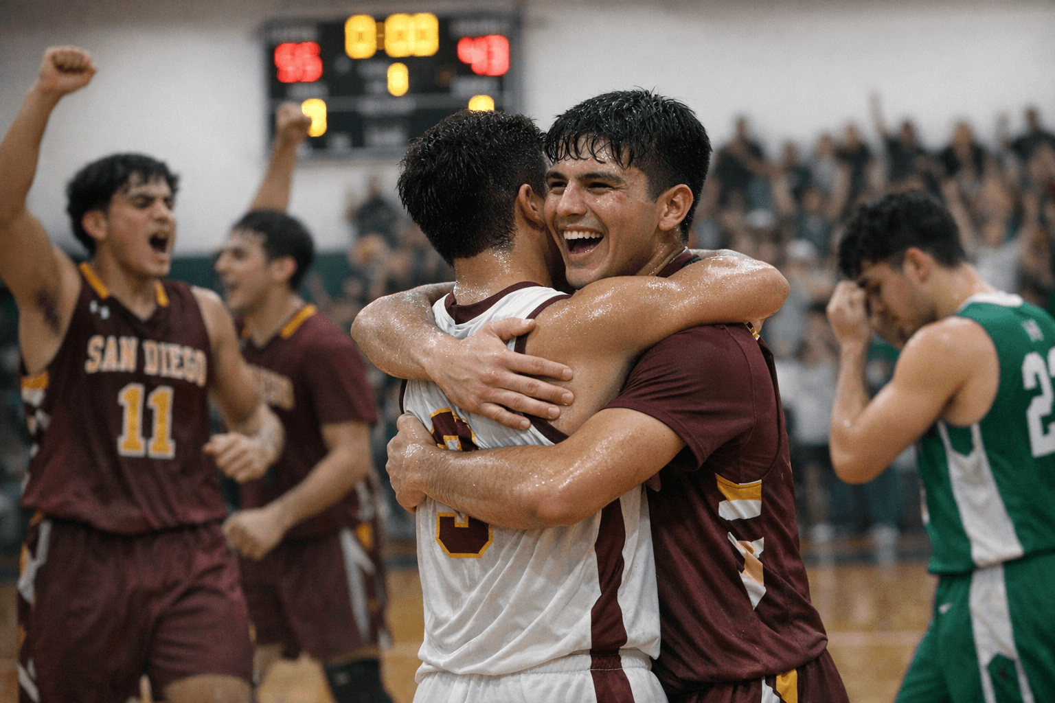 San Diego High Varsity Boys Basketball Defeats Falfurrias 55-43 Friday