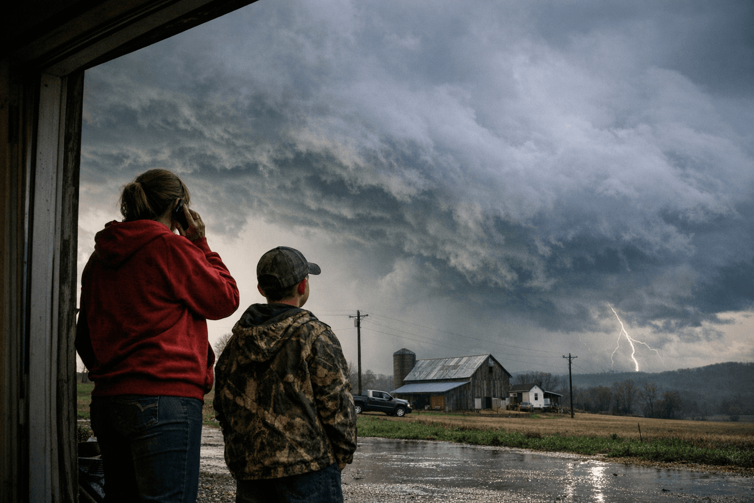 Tornado Watch Issued for Adams County, Ohio Until 8 PM