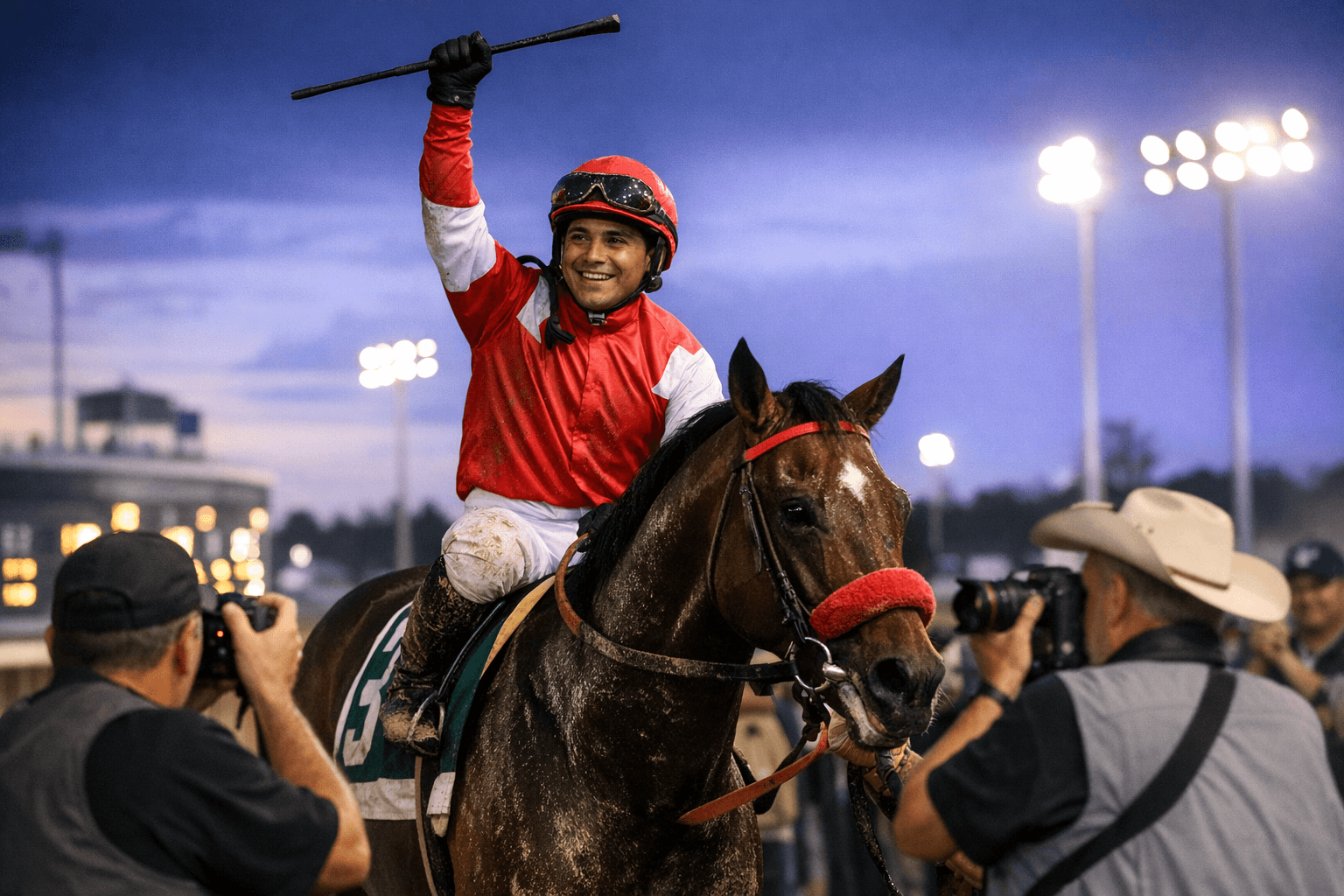 Vicente Del Cid Dominates 2025-26 Delta Downs, Sets Single-Season Mount Earnings Record