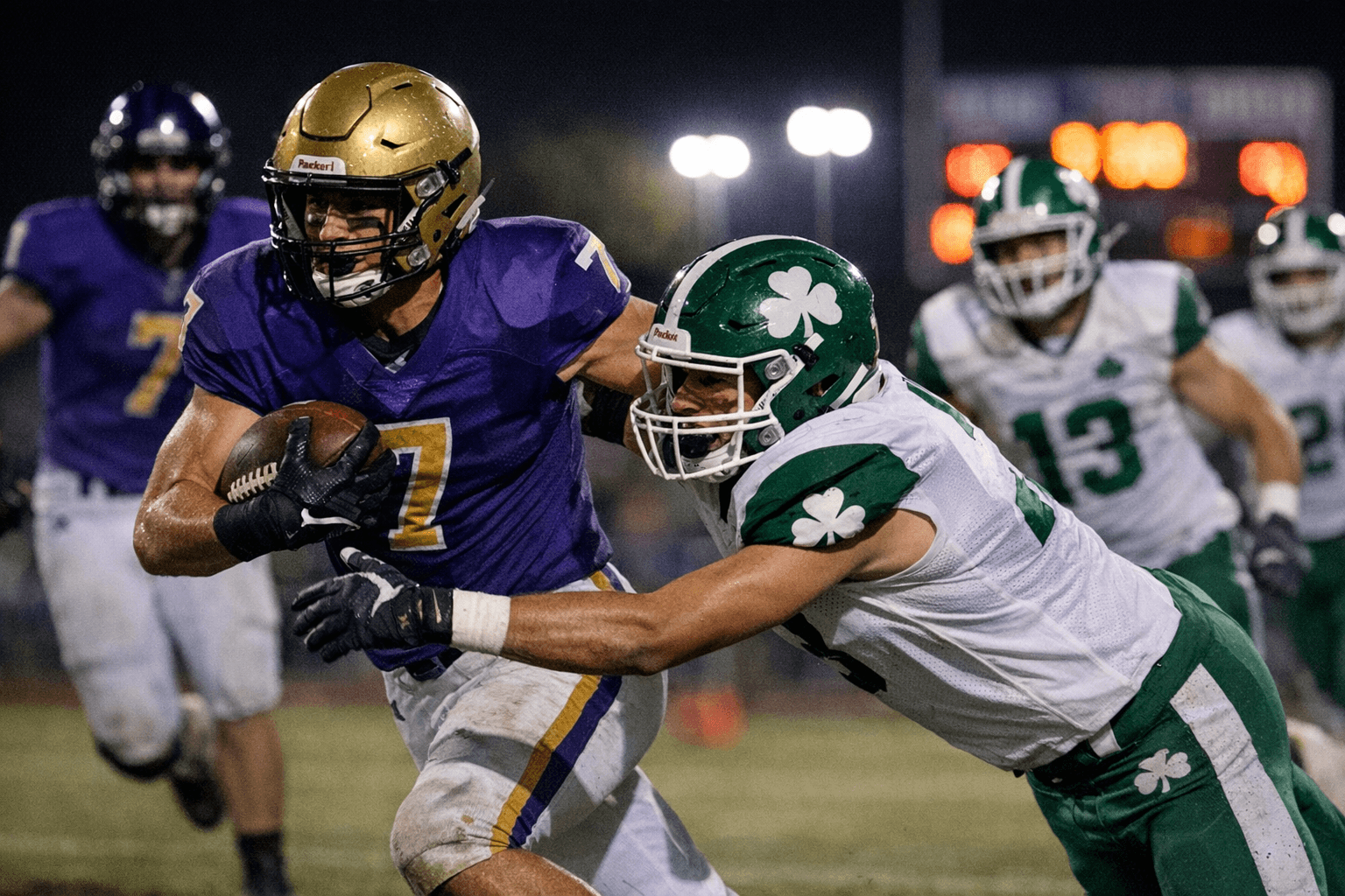 La Paz County Parker Broncs face Yuma Catholic Shamrocks in Yuma clash