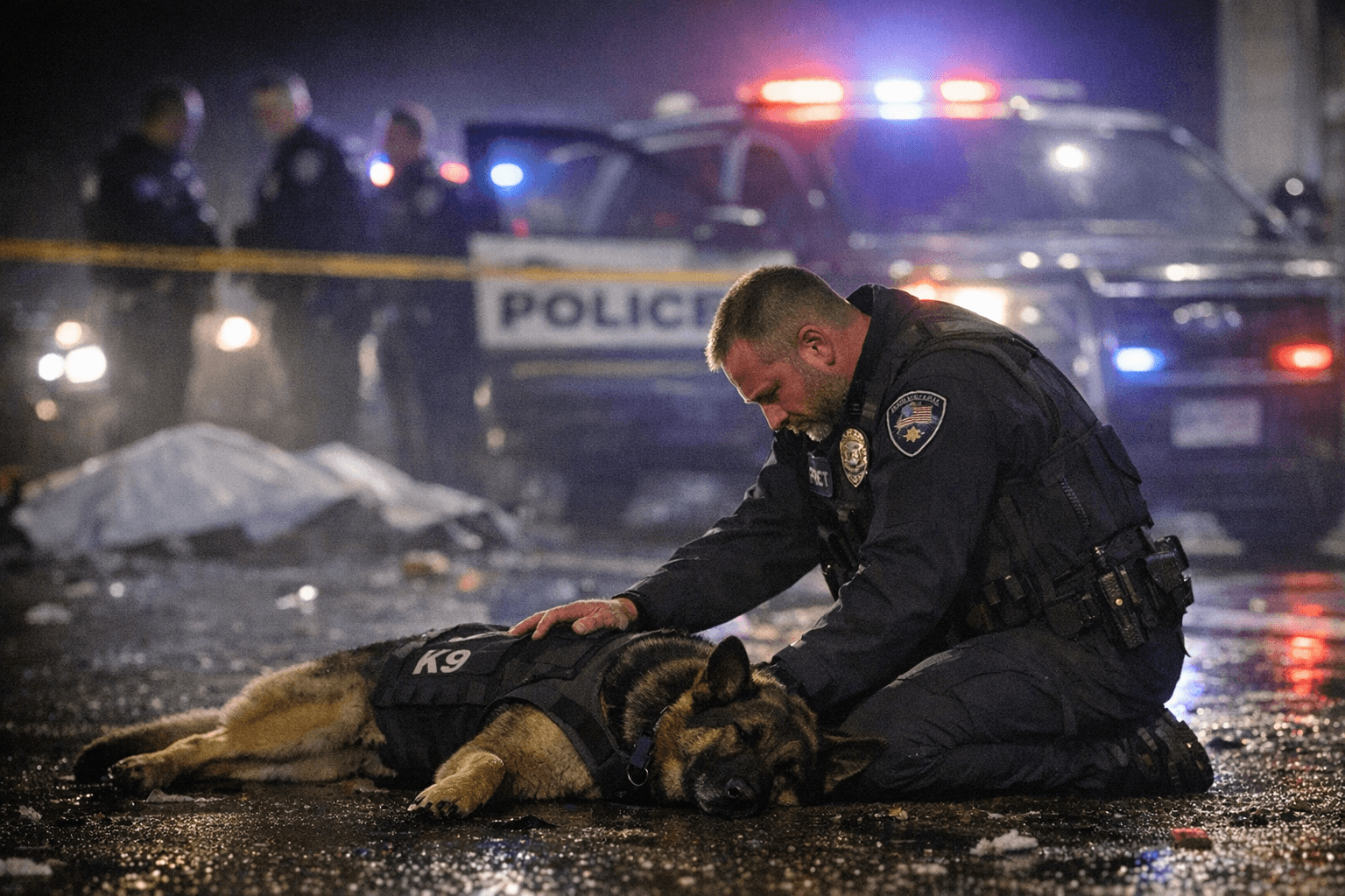 Cottage Grove K9 Sabrina Killed in Late Night Traffic Collision