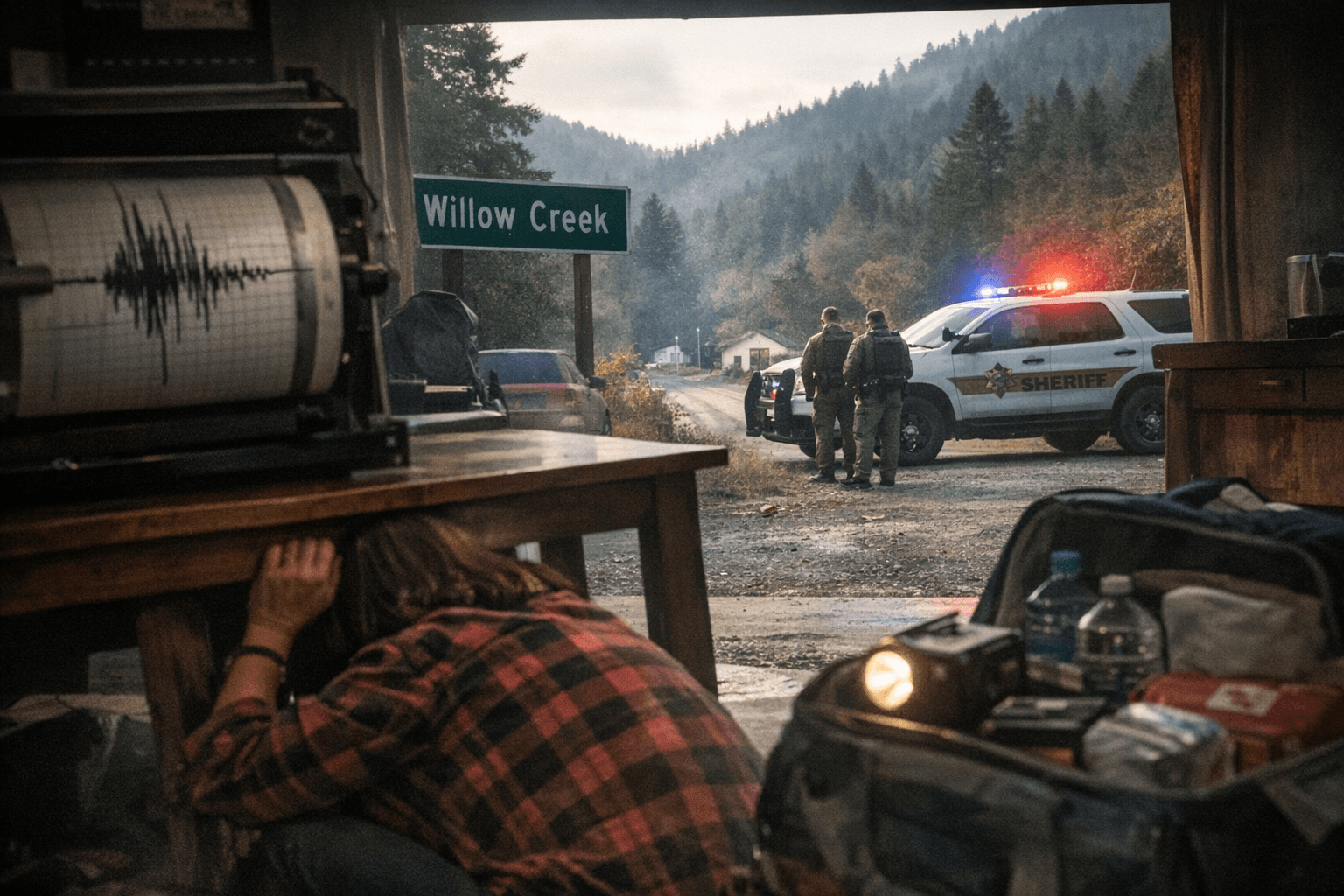 Small Earthquake East of Willow Creek Raises Preparedness Questions