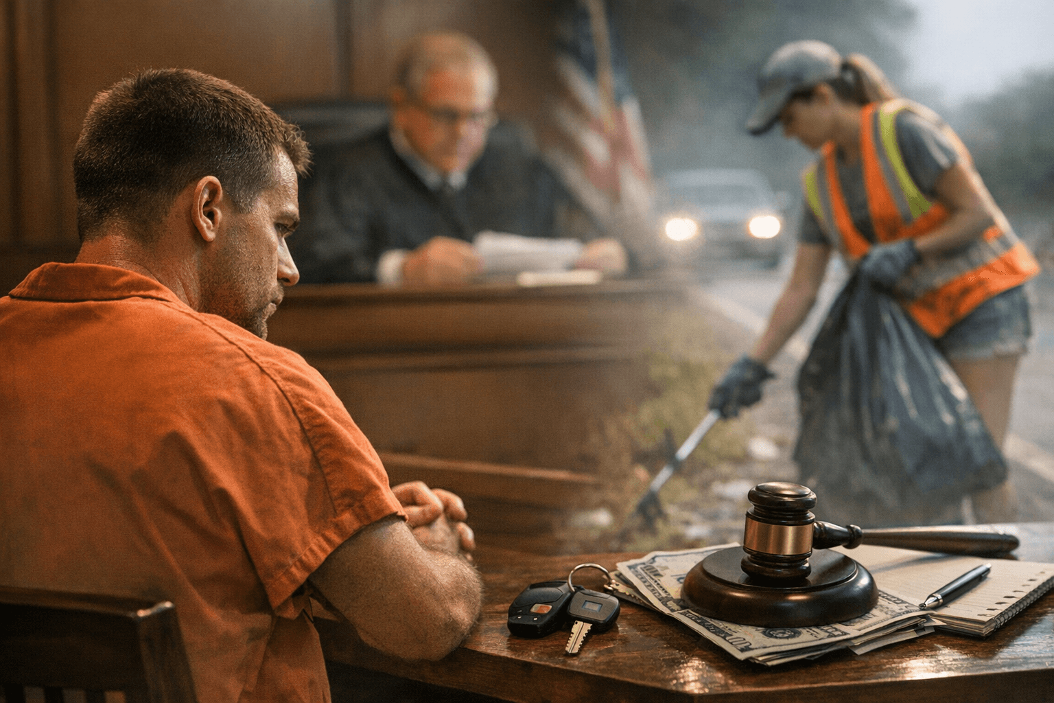 Local Courts Issue Fines, Probation, Community Service in Recent Case Roundup