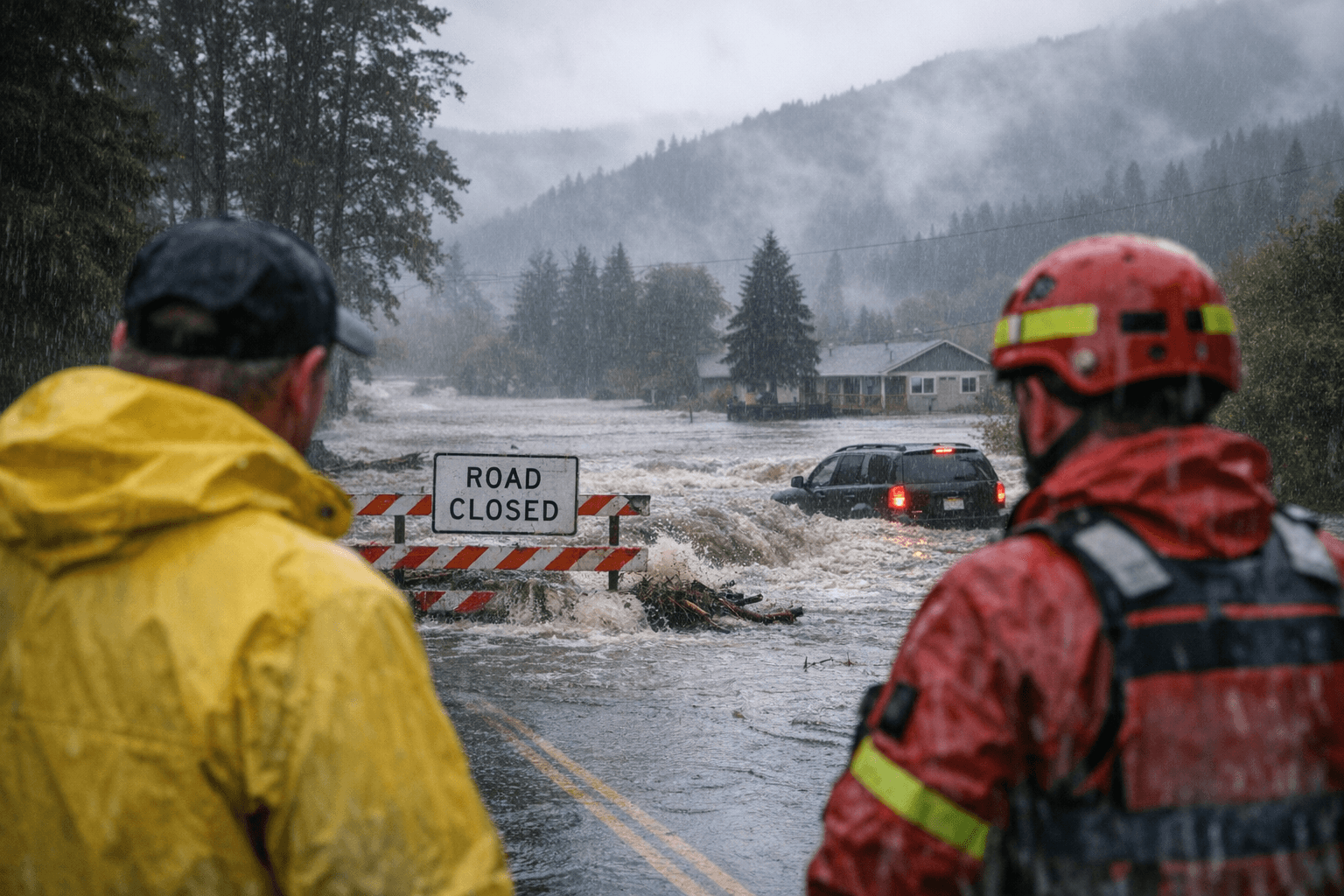 Atmospheric Rivers Bring Heavy Rain to Lane County, Flood Watch Issued