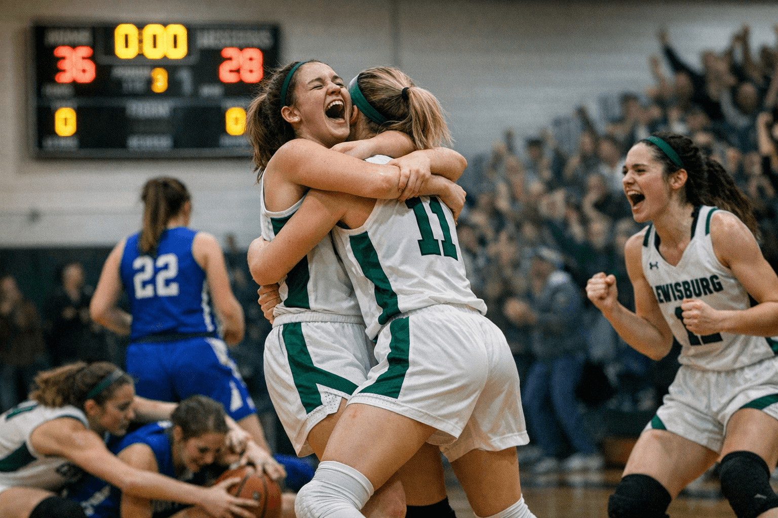 Lewisburg Girls Rally From 16-Point Deficit, Defense Powers 36-28 Win