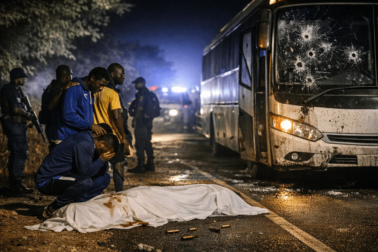 Masked gunmen attack Berekum Chelsea bus, player killed in Ghana road ambush