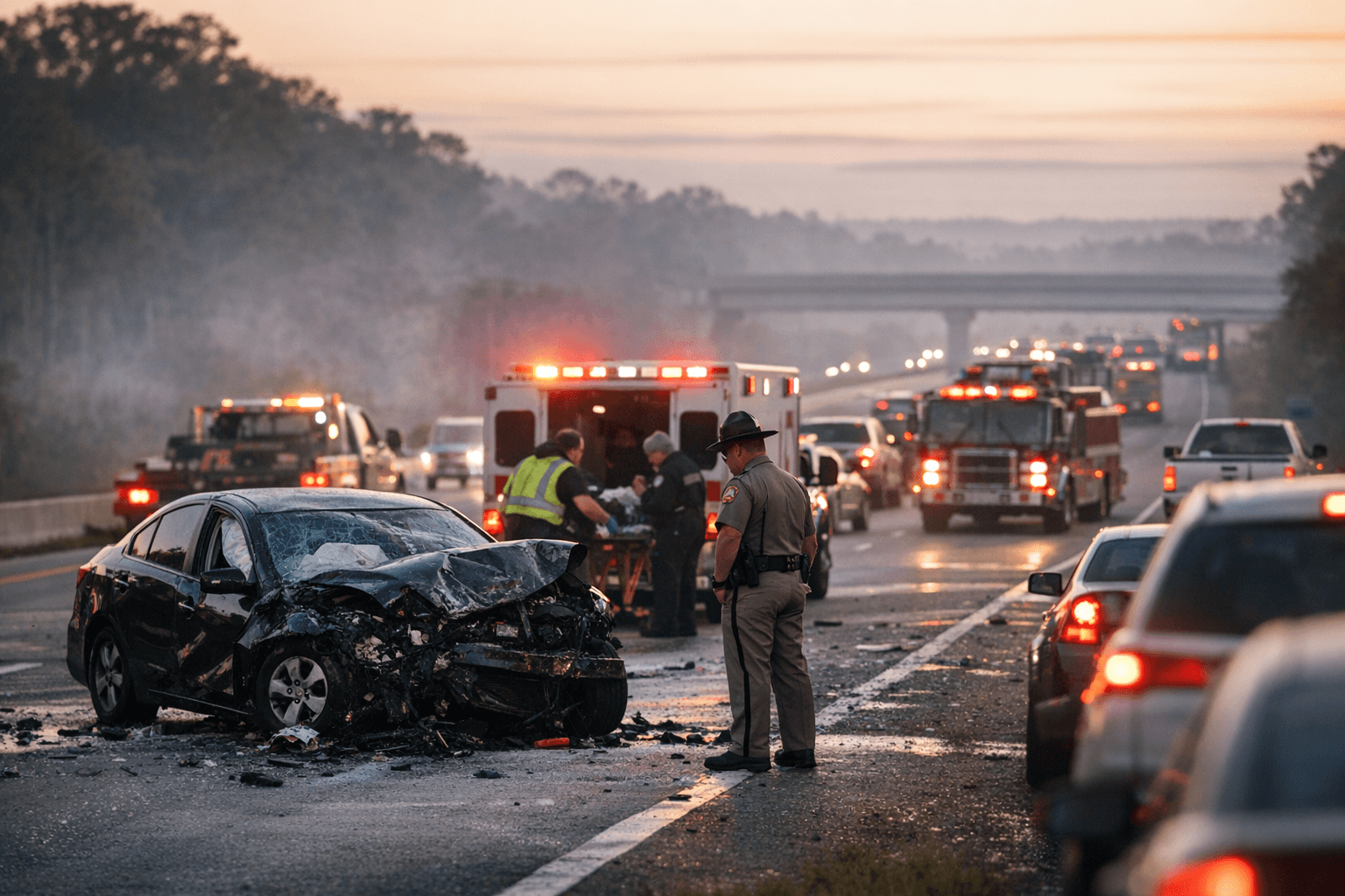 Early-Morning Crash on SR-417 Near Oviedo Causes Commute Delays