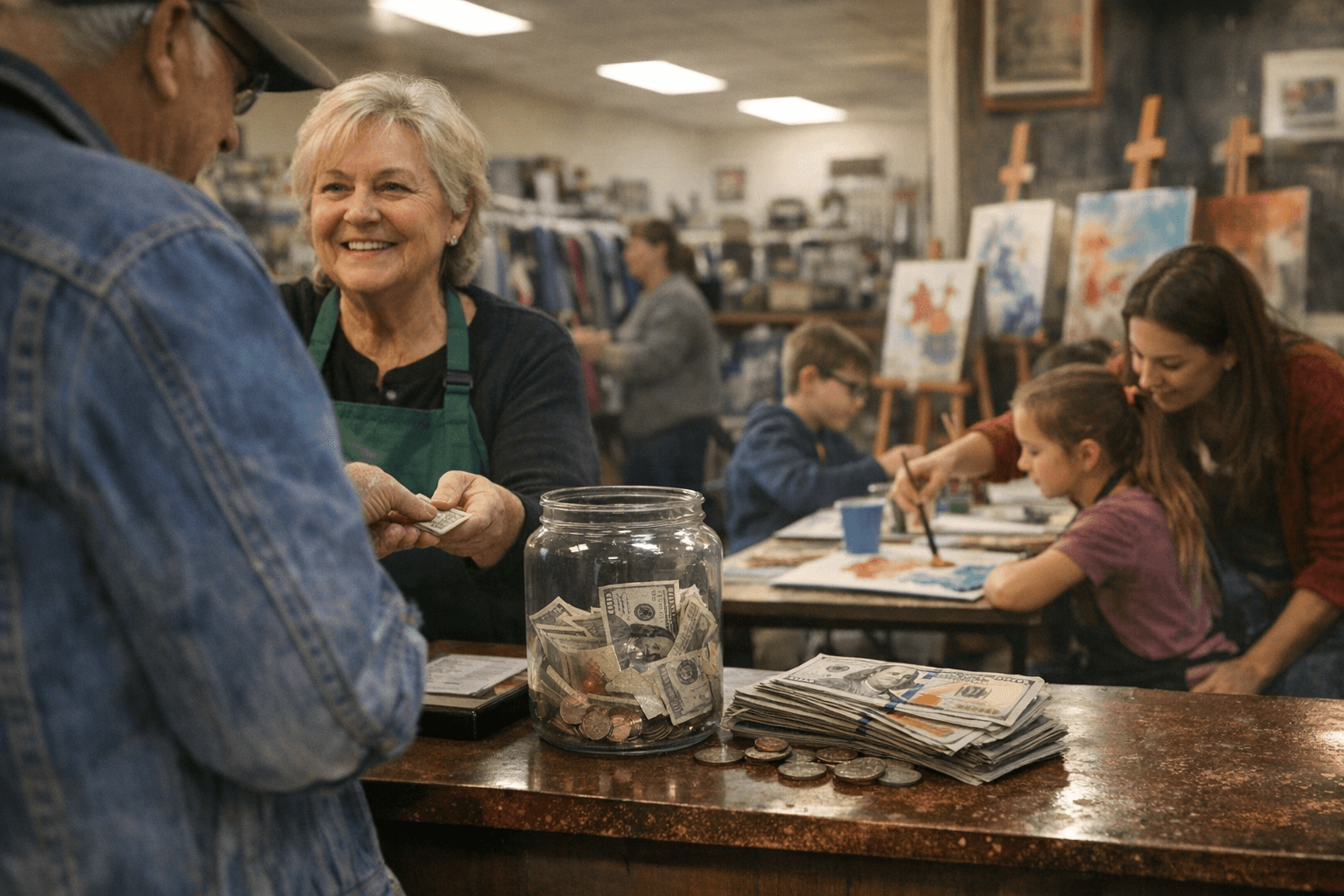 Community Thrift Benefit Raises $7,012 for Local Arts Education