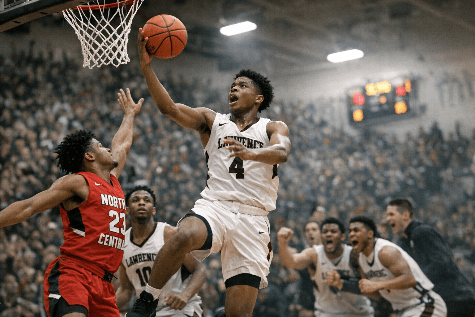 Balanced Scoring, Stifling Defense Propel Lawrence Central to 68-51 Sectional Win