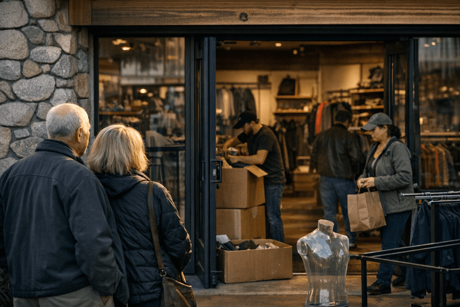 Eddie Bauer at Fig Garden Village posts store-closing signs amid Chapter 11