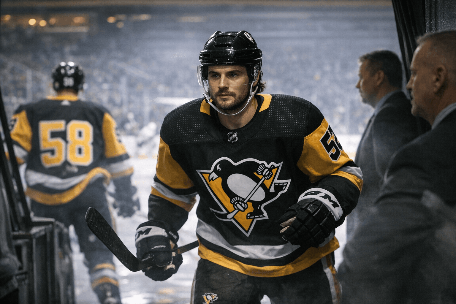 Penguins recall AHL scorer Rafael Harvey-Pinard for season finale depth