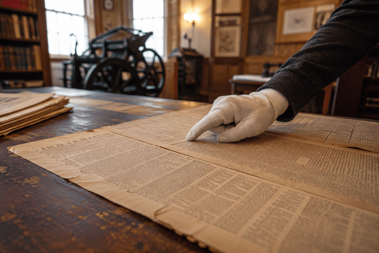 Keith Norman explores early Stutsman County newspaper history at museum chat
