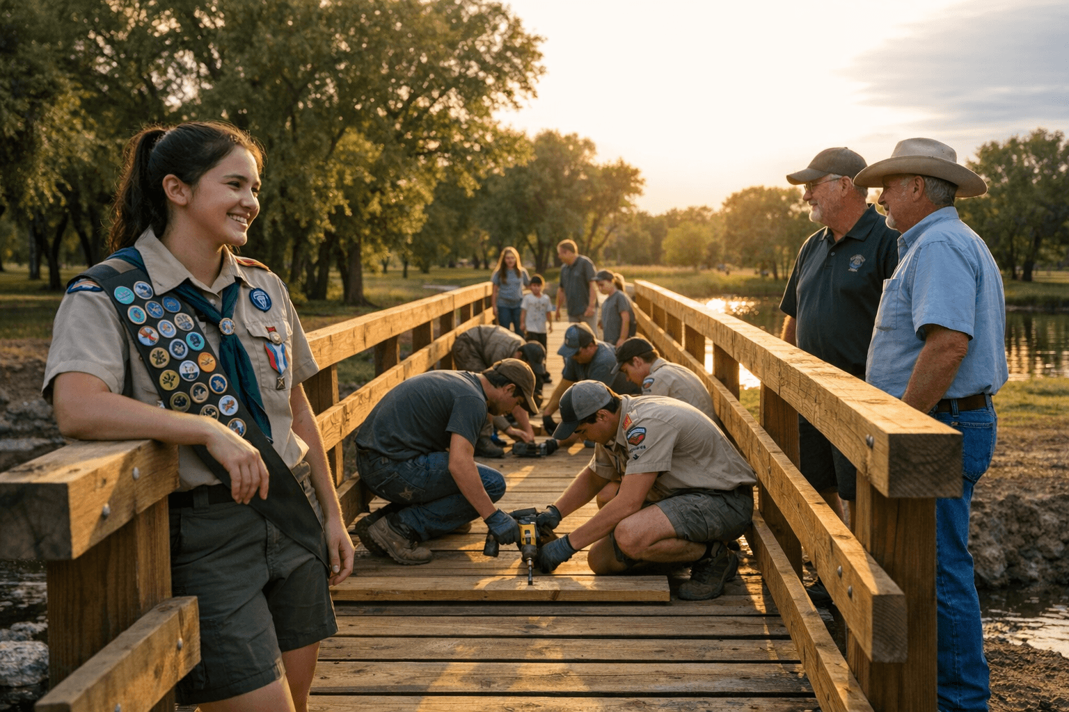New Centennial Park Bridge Celebrates Youth Civic Engagement, Volunteerism