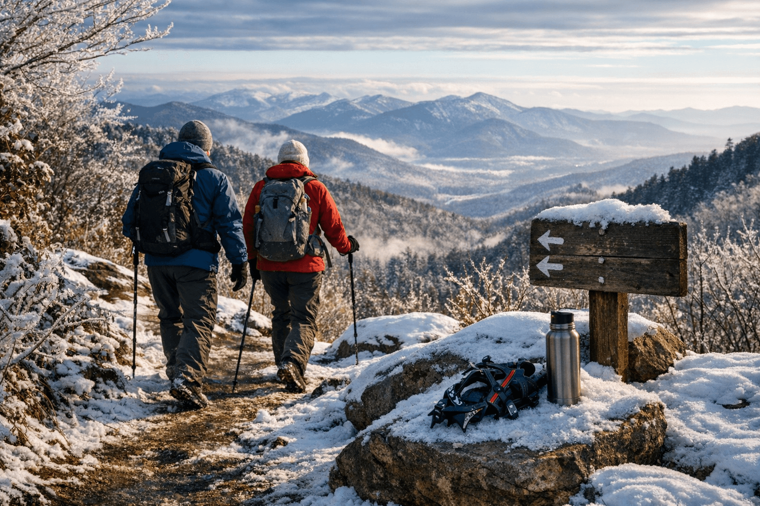 Winter Walks in Buncombe County, Top Trails and Safety Tips