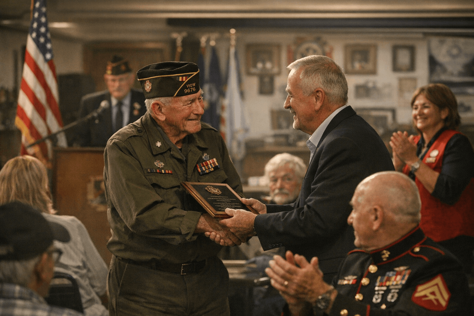VFW Post 9676 Honors Veterans and Volunteers at Ceremony