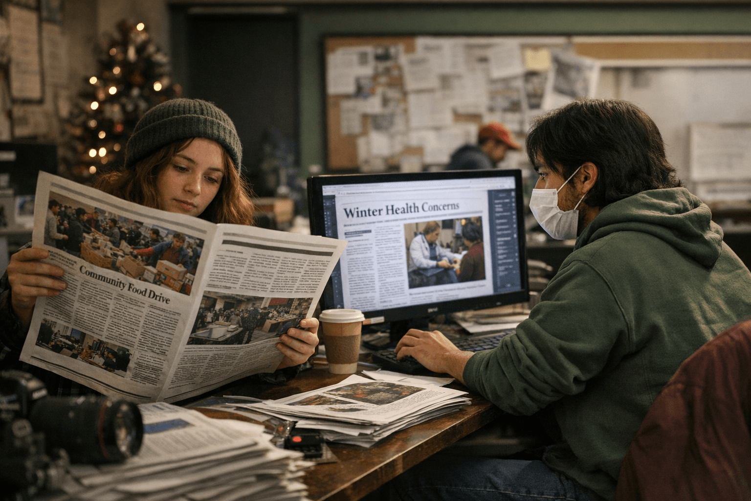 Campus Newspaper Issues December Coverage, Highlights Community Events and Health Concerns