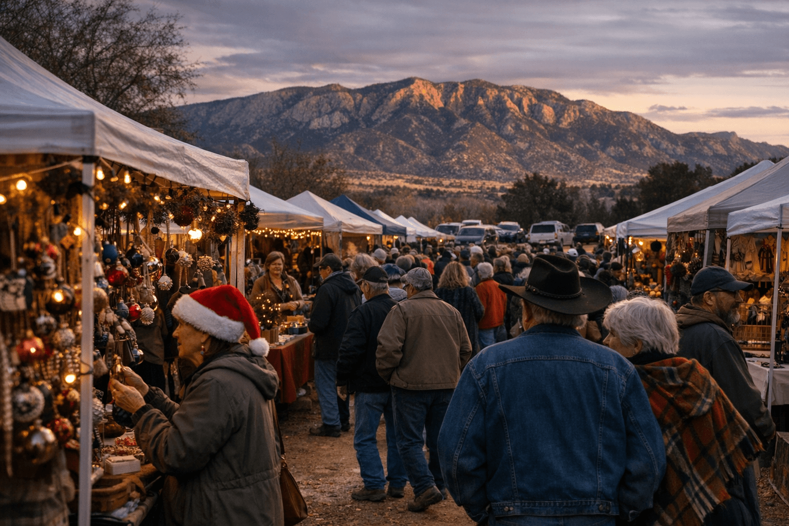 Placitas Holiday Market Draws Community, Tests County Event Capacity