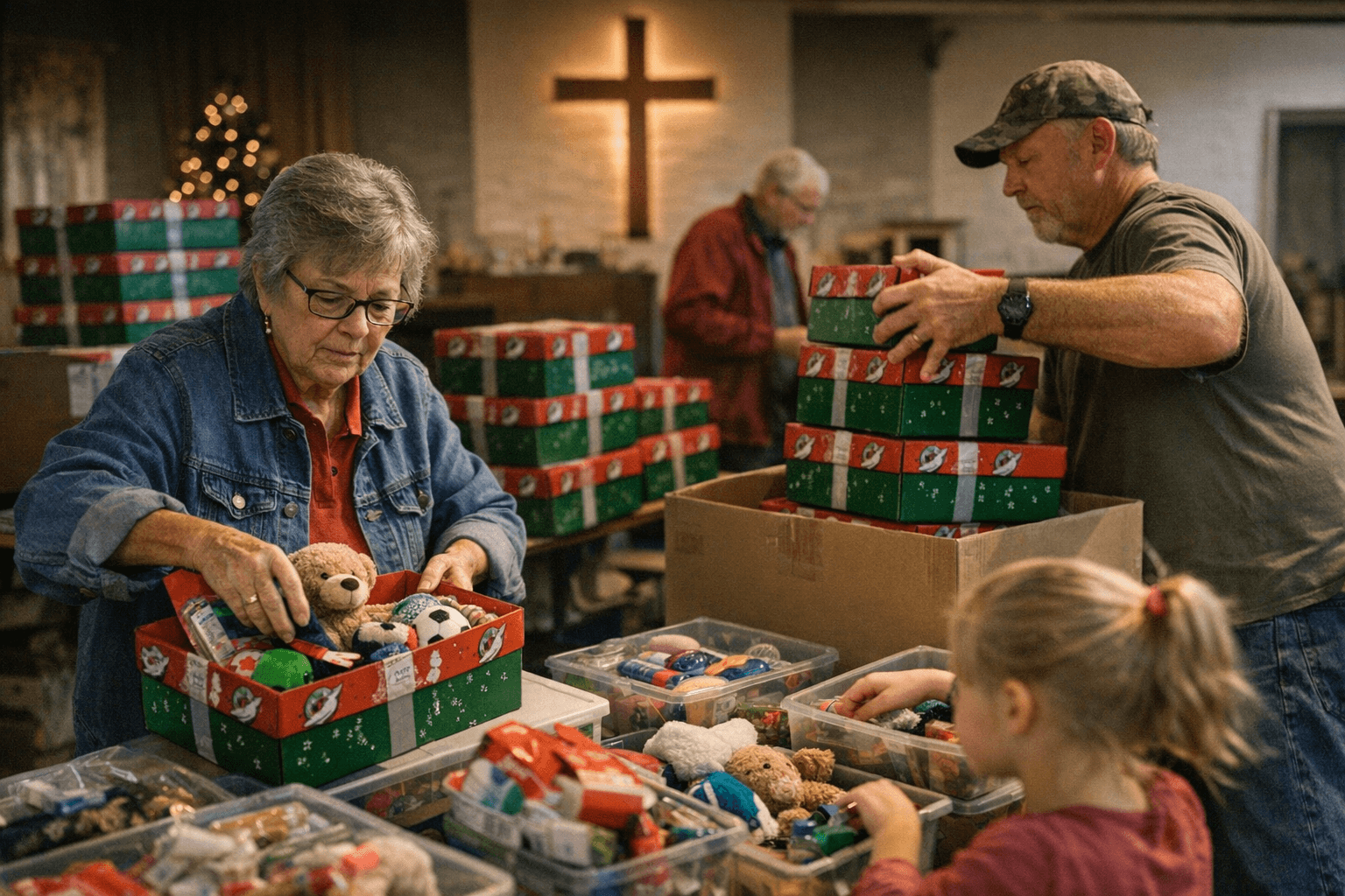 Morgan County Churches Lead Operation Christmas Child Shoebox Drive