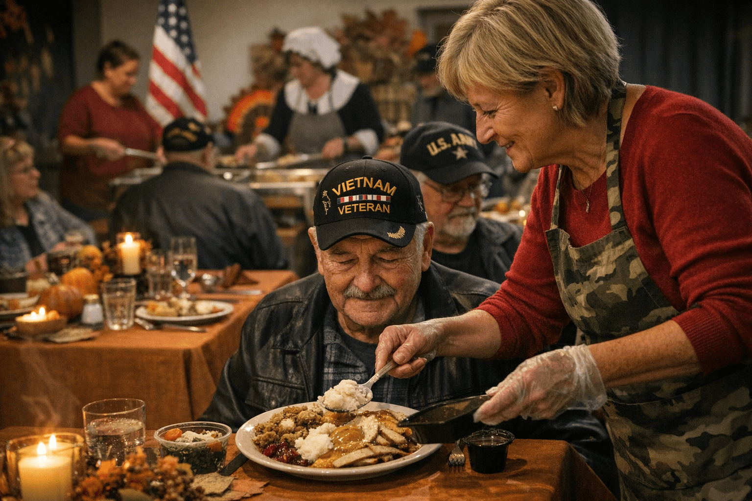 Free Veterans Thanksgiving Dinner at Mt. Carmel Offers Local Support