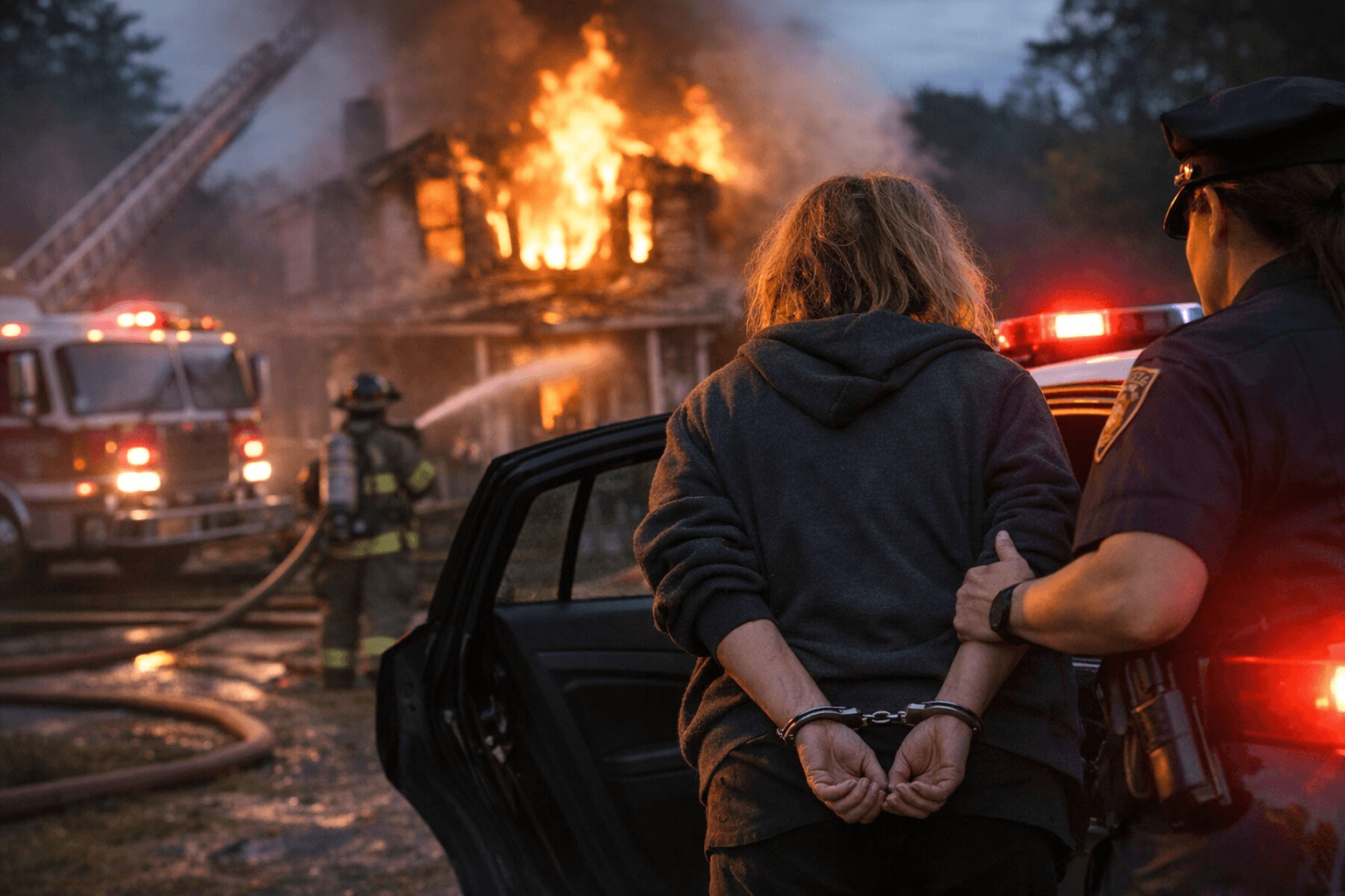 Delaware County Woman Arrested for Arson After Middletown House Fire