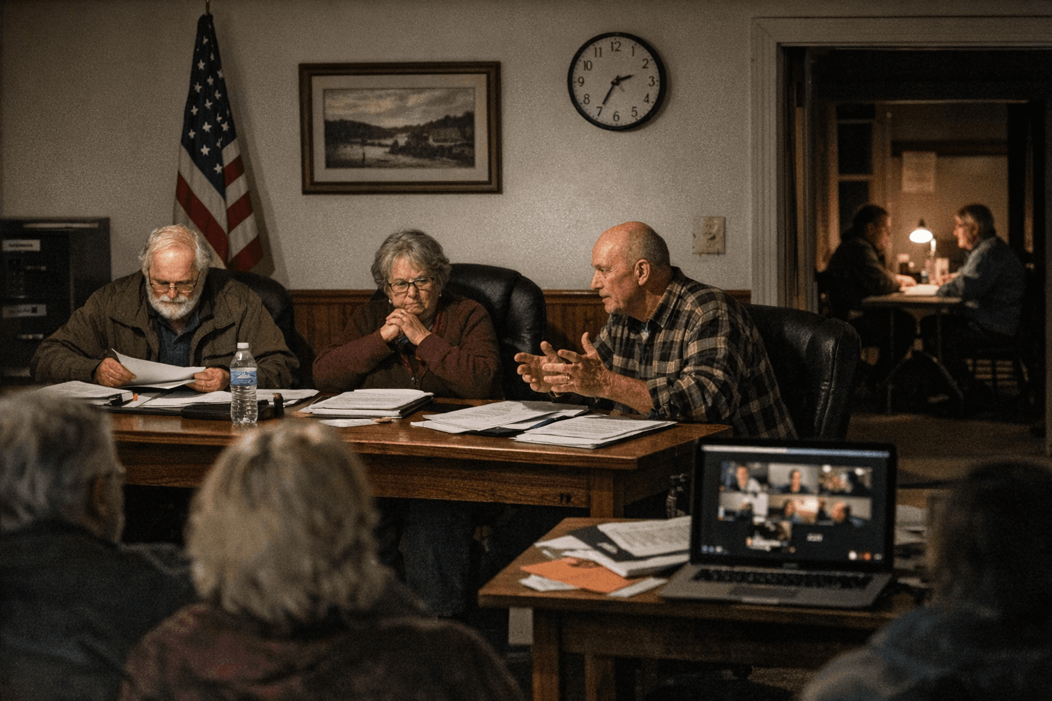 Topsham Select Board Met December 4, Added Executive Session