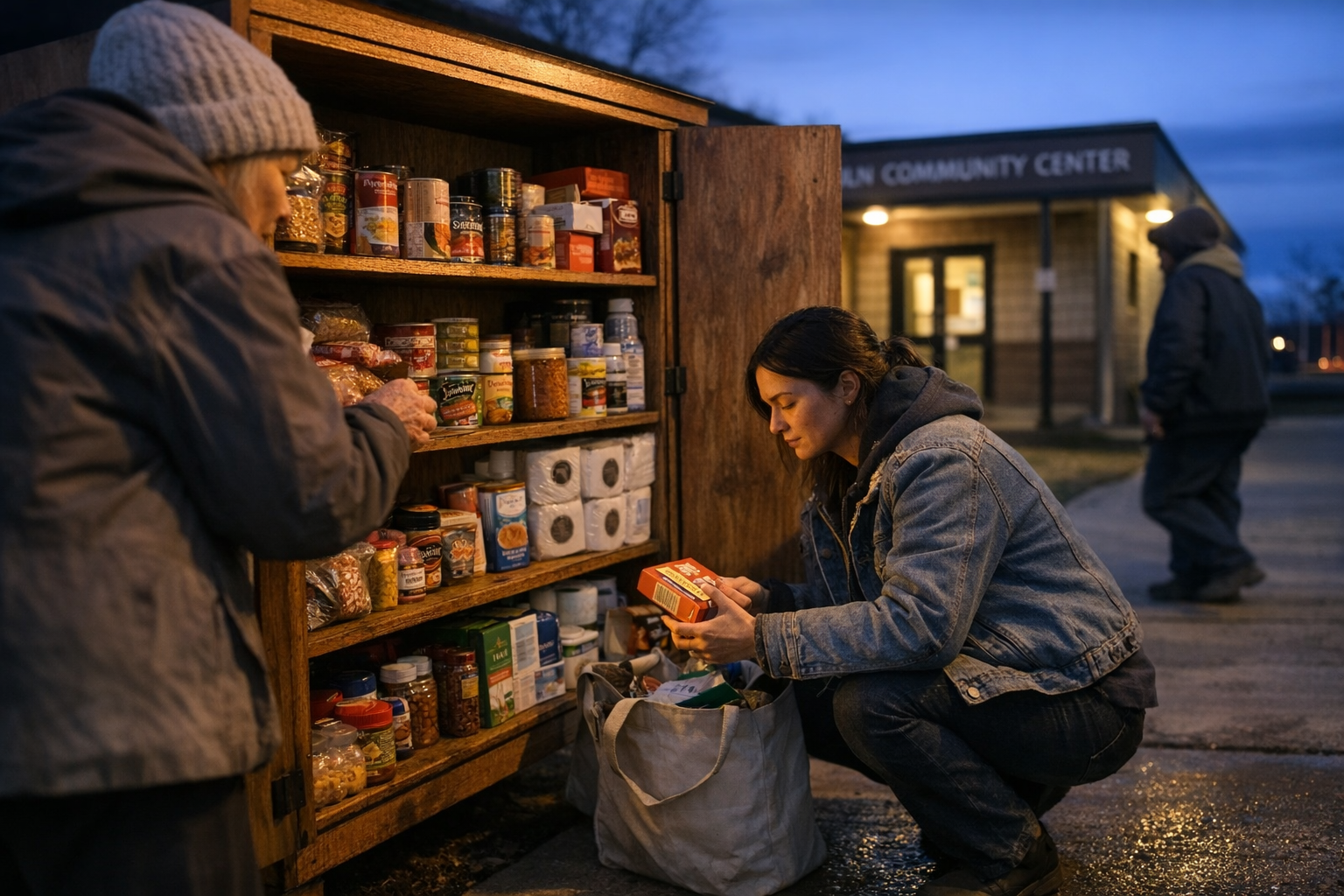 Neighbors Launch Around the Clock Free Pantry at Lincoln Center