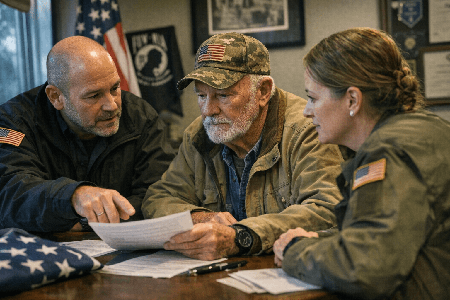 Island County Veteran Services Highlighted, Officers Aid Local Veterans