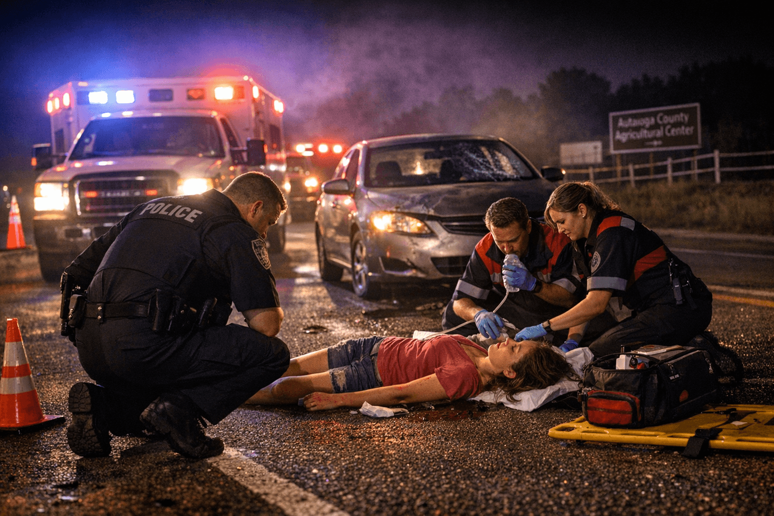 Prattville Woman Critically Injured Crossing State Route 14 Near Agricultural Center