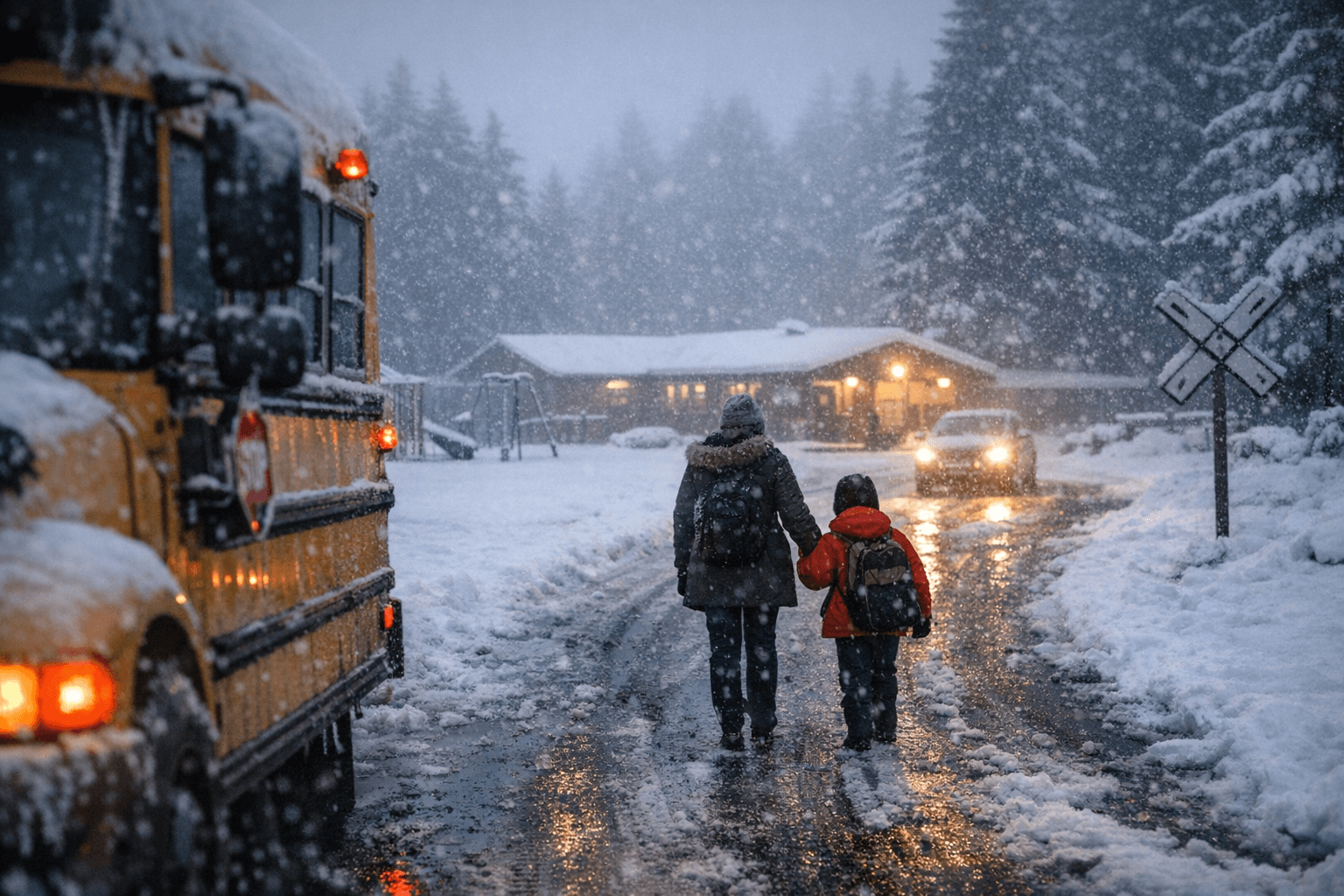 Lane County Schools Delayed or Closed Tuesday by Winter Storm Conditions
