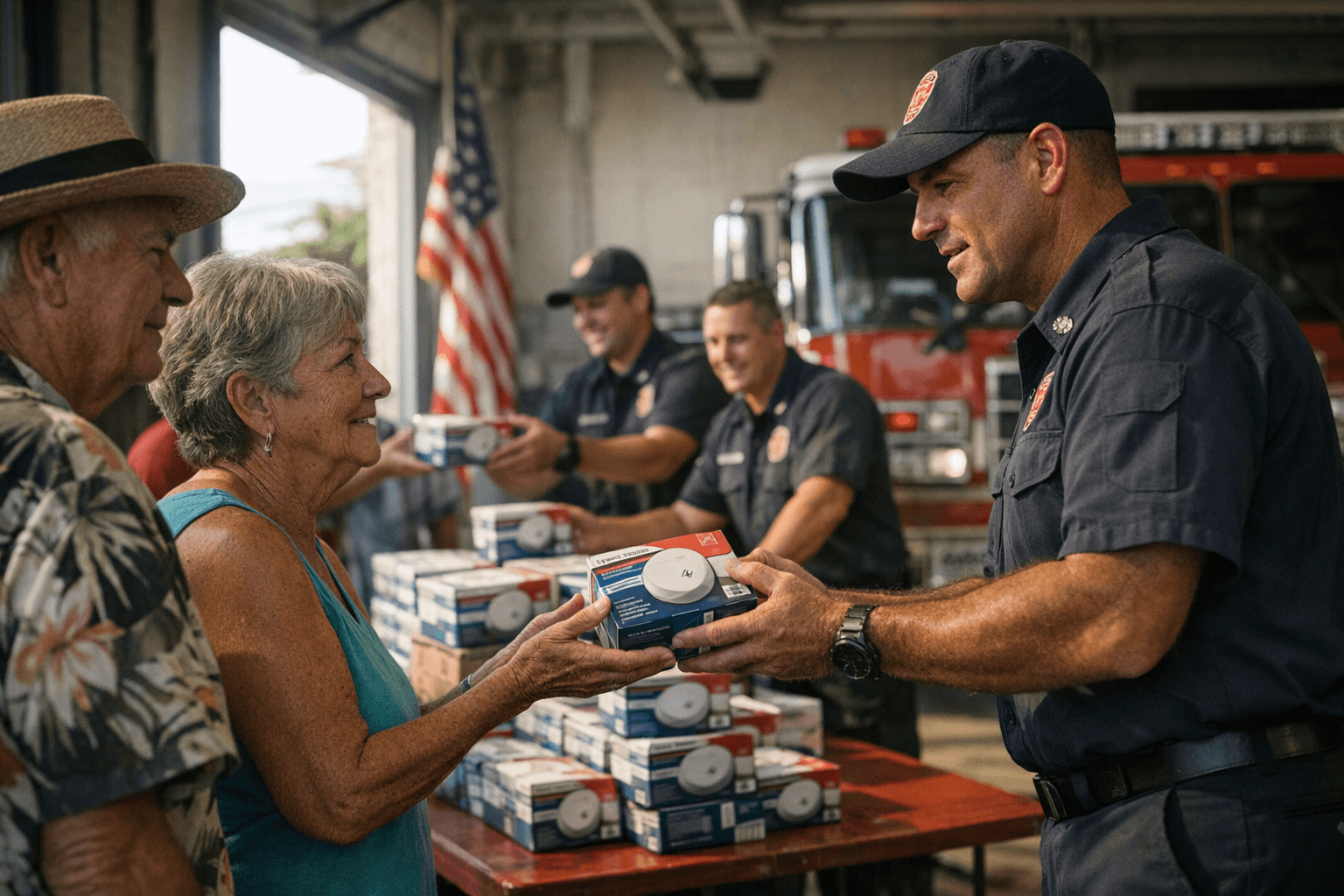 Local businesses donate free smoke alarms to strengthen Monroe fire safety