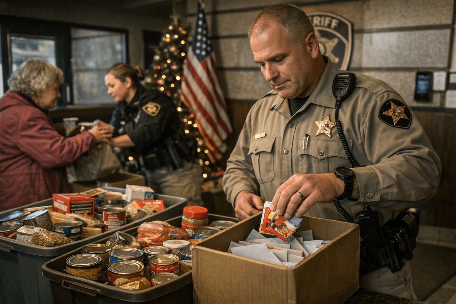 Sheriff’s Office Leads Holiday Food and Gift Card Drive in Perry County