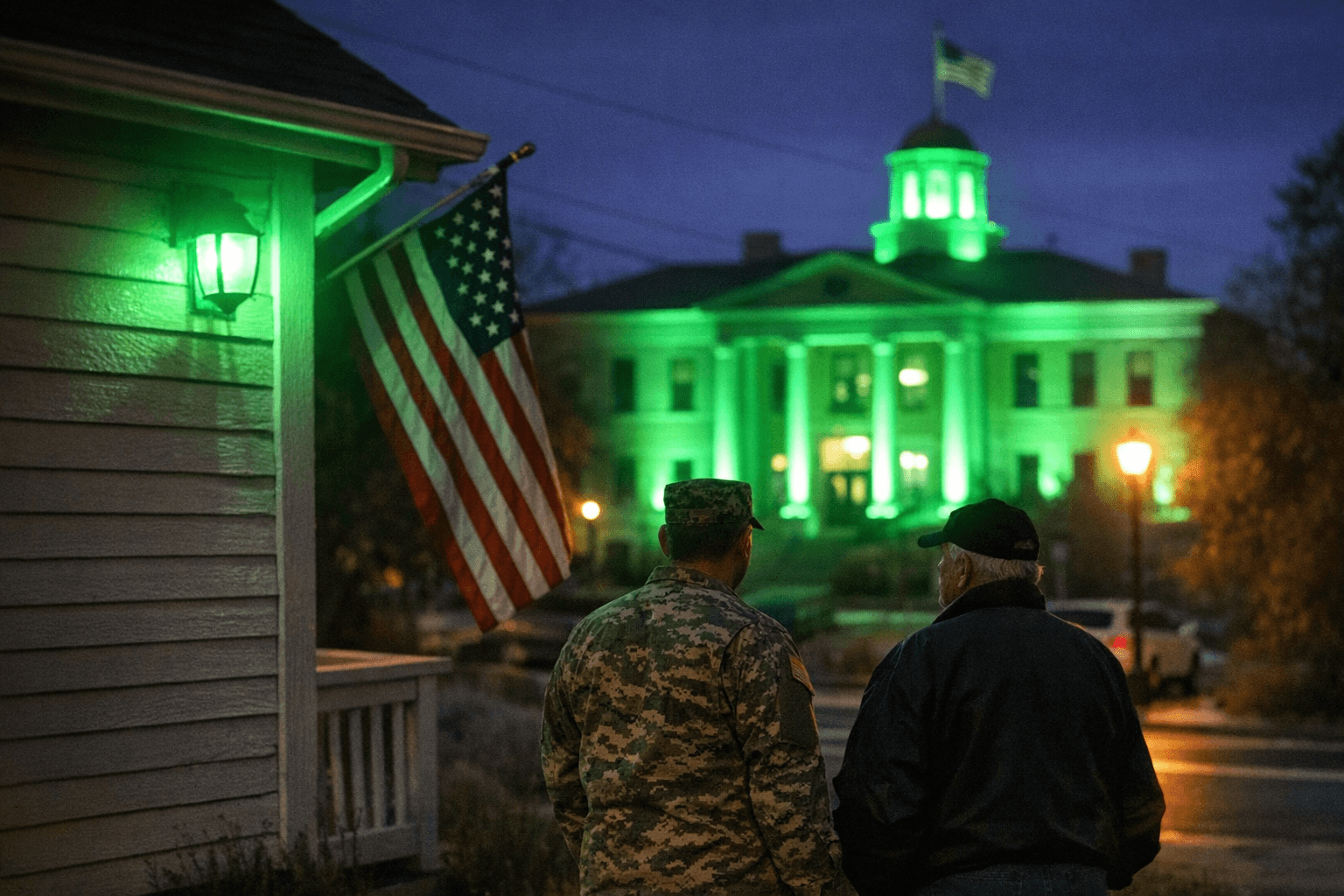 San Juan County Urges Green Lights for Veterans Week to Spotlight Local Services