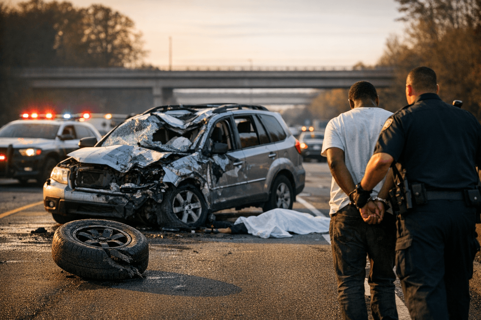 Tire Failure Leads to Death on Interstate 440, Driver Charged