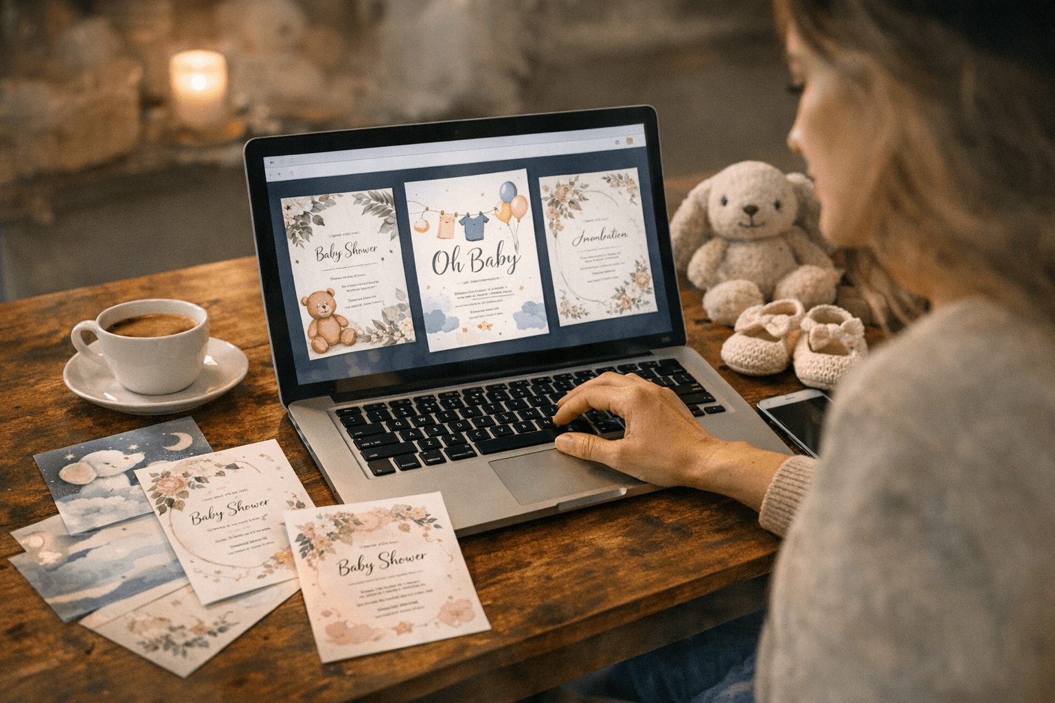 Free Customizable Baby Shower Invitation Templates Available From Top Design Platforms