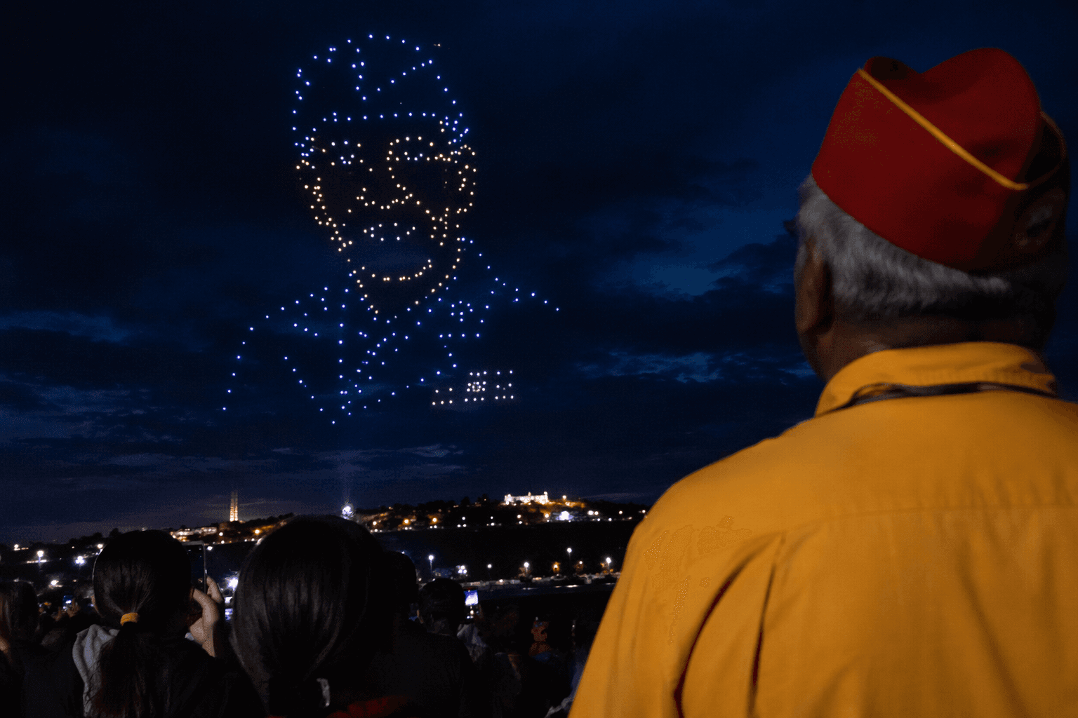 Gallup drone show honors Navajo Code Talkers on Fourth of July
