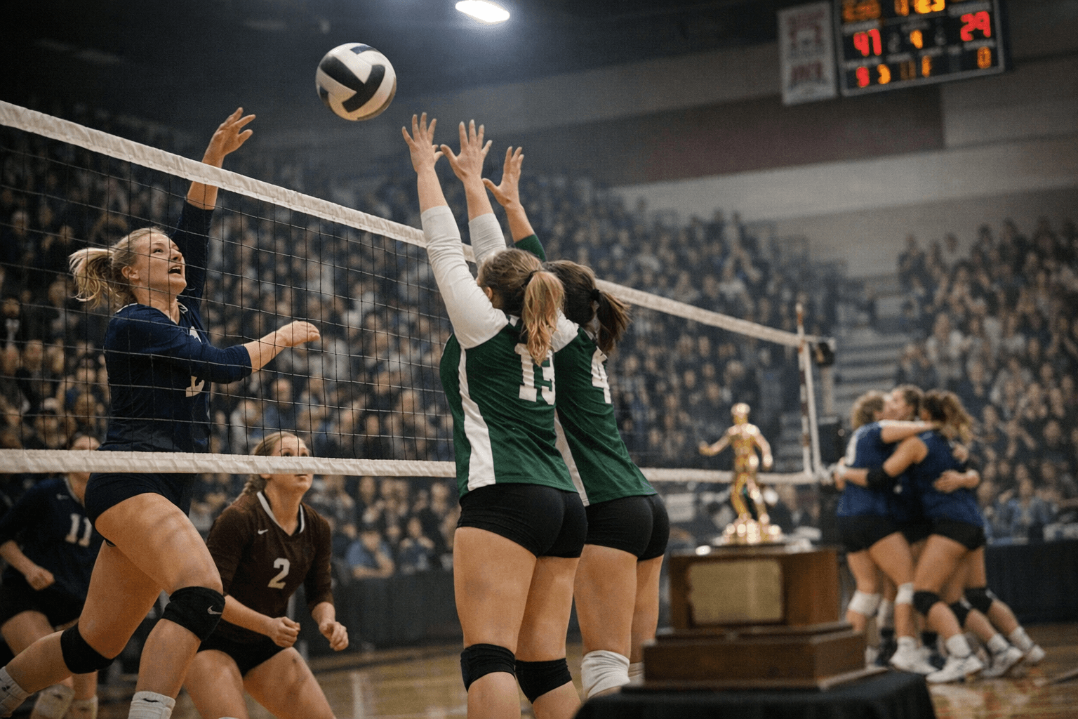 East Helena Hosts Divisional Volleyball Tournament; State Berths Decided