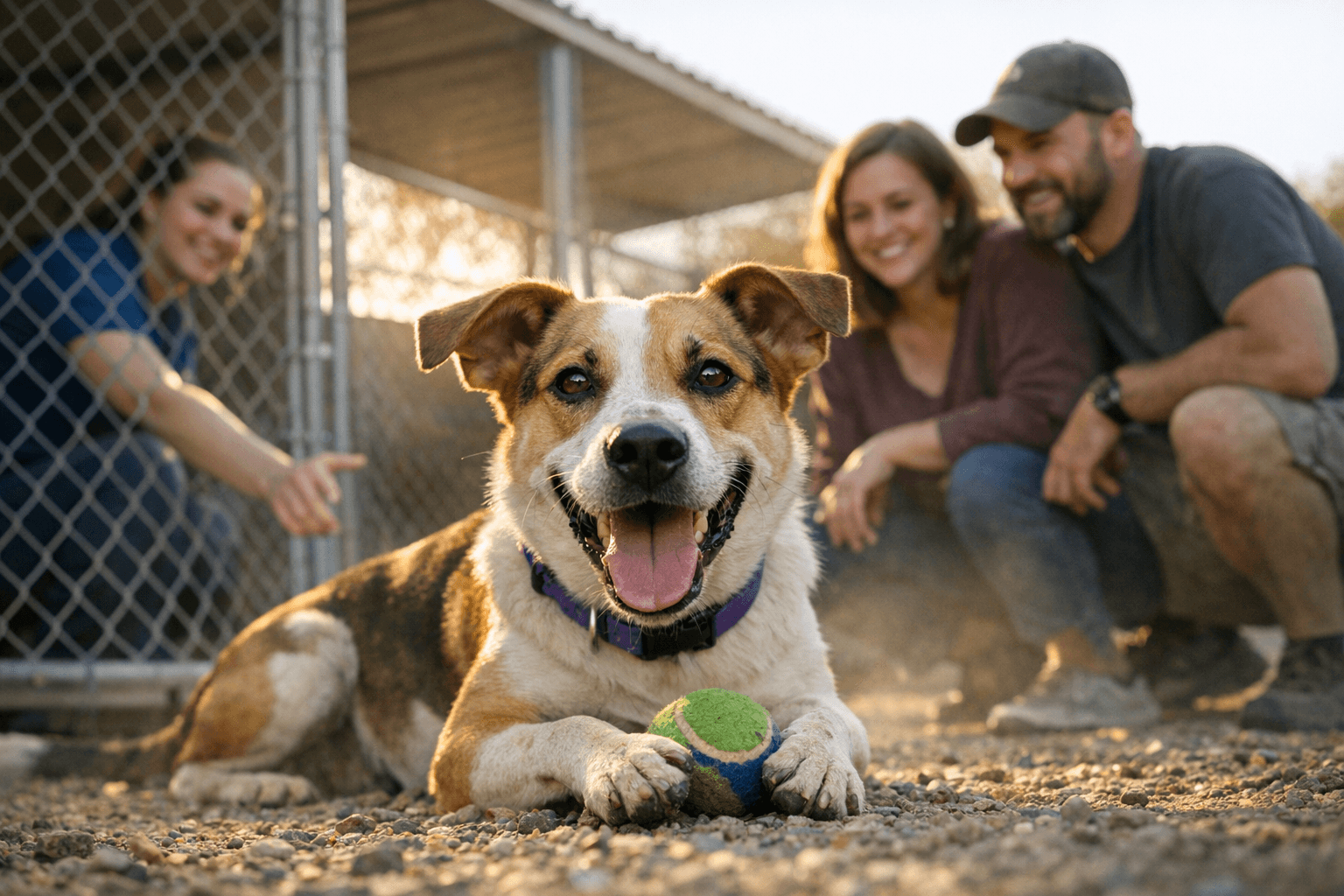 Local Shelter Offers Free Adoption for Playful Mixed Breed Luna