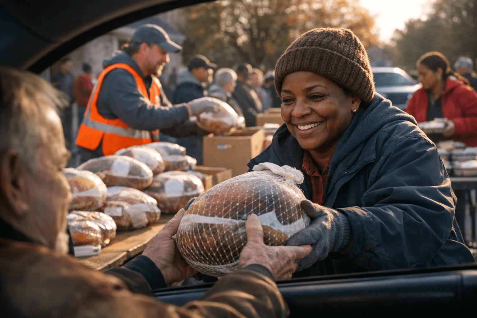 Triangle organizations distributed free Thanksgiving meals, turkeys across Wake County