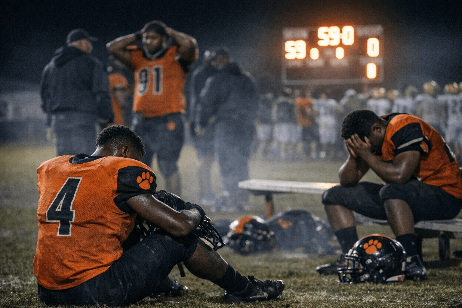 Allendale-Fairfax Football Season Ends After 59–0 First-Round Loss