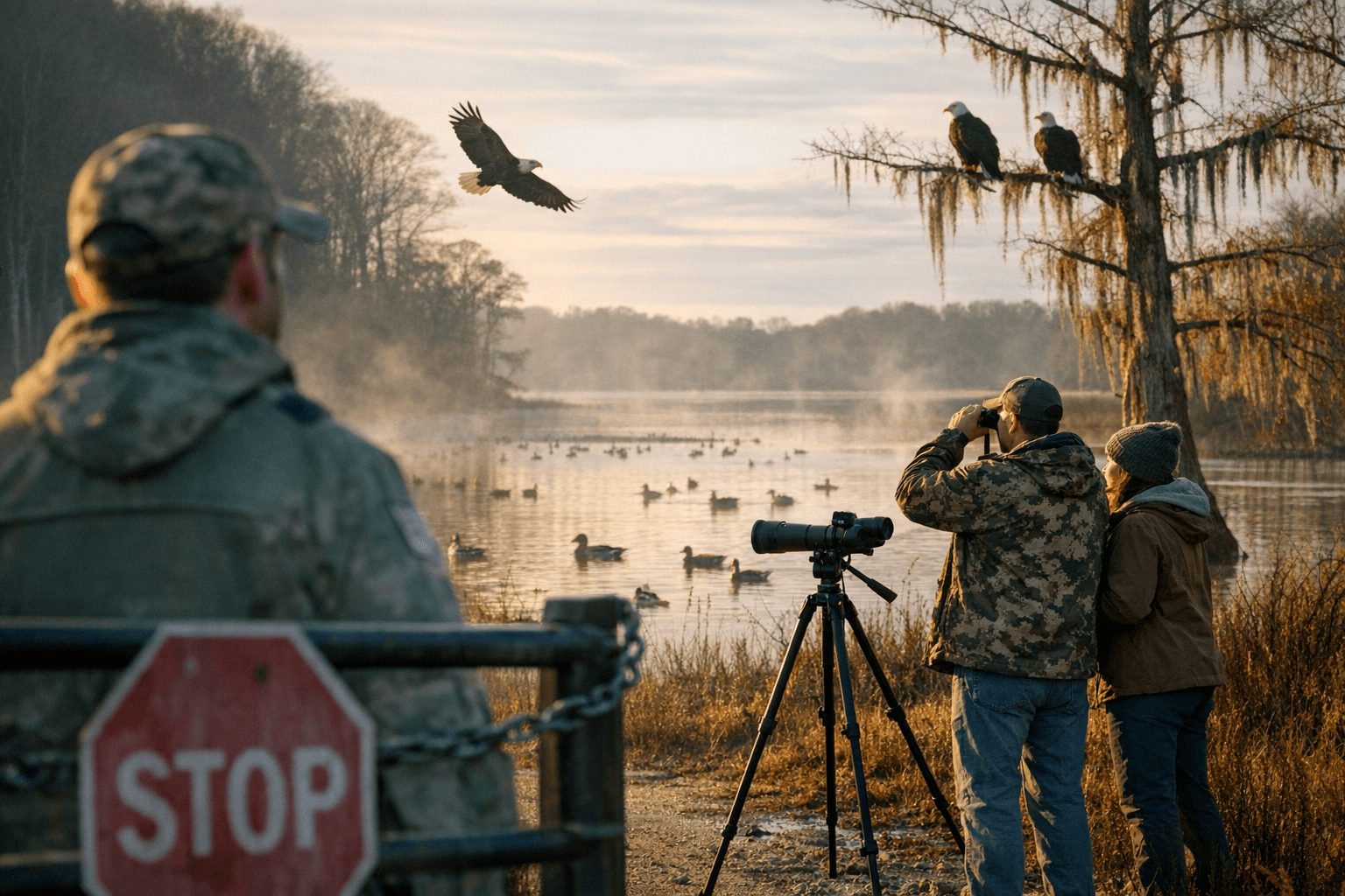 Cypress Pond Refuge Enforces Seasonal Closures; Wildlife Viewing Highlighted