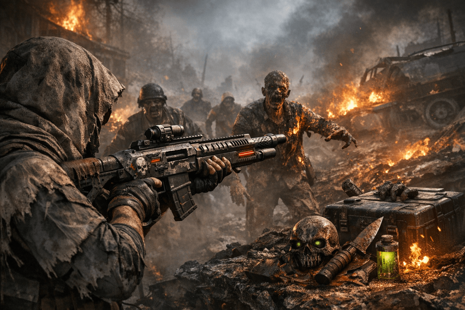 Black Ops 7 Survivors of Ash Event Offers Seven Free Zombies Rewards