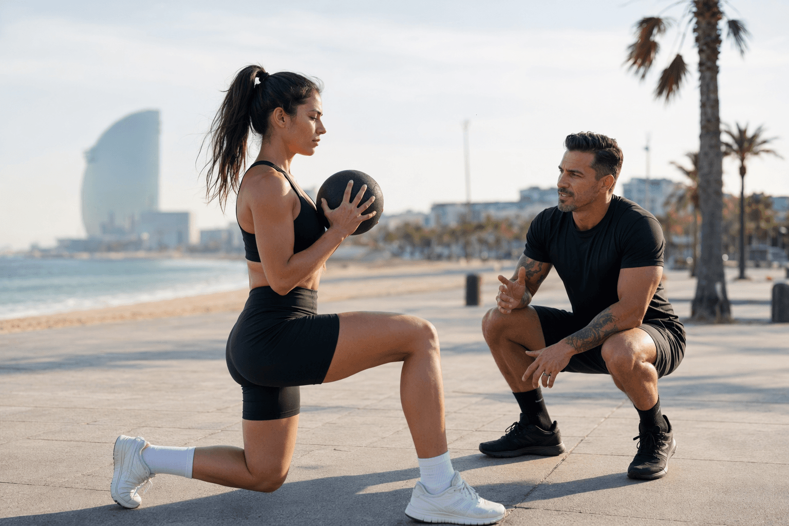 Personal Trainer Barcelona vs Ignite Fitness, outdoor training in Barcelona 2026