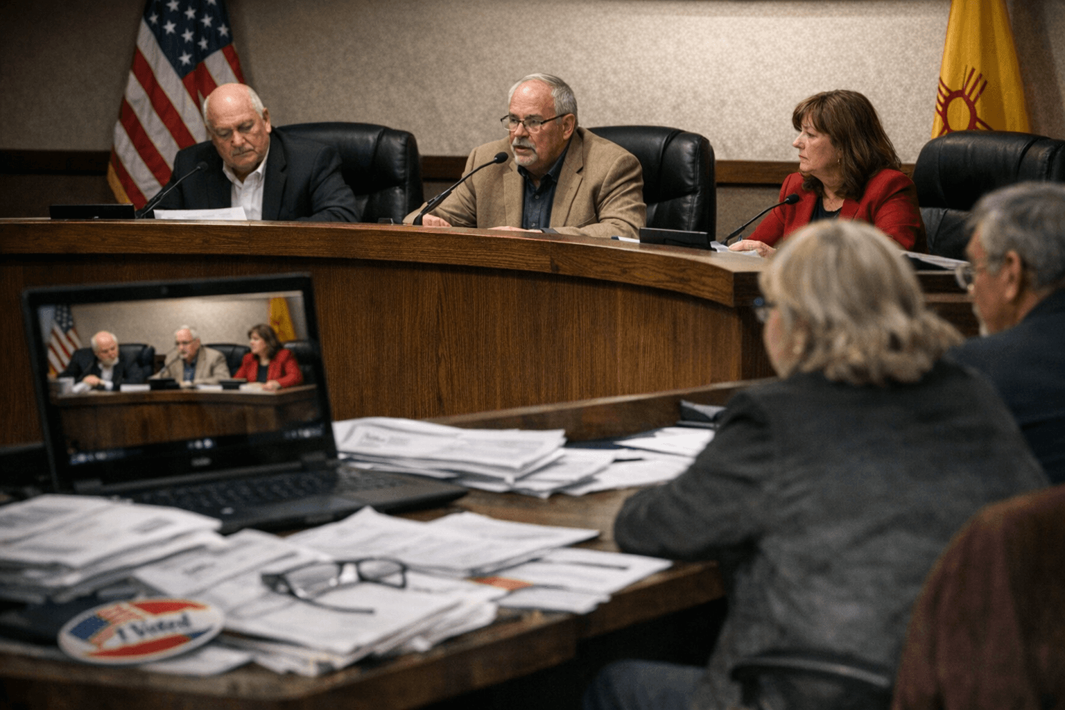 Sandoval County Commissioners Convene as Canvassing Board, Hold Special Meeting