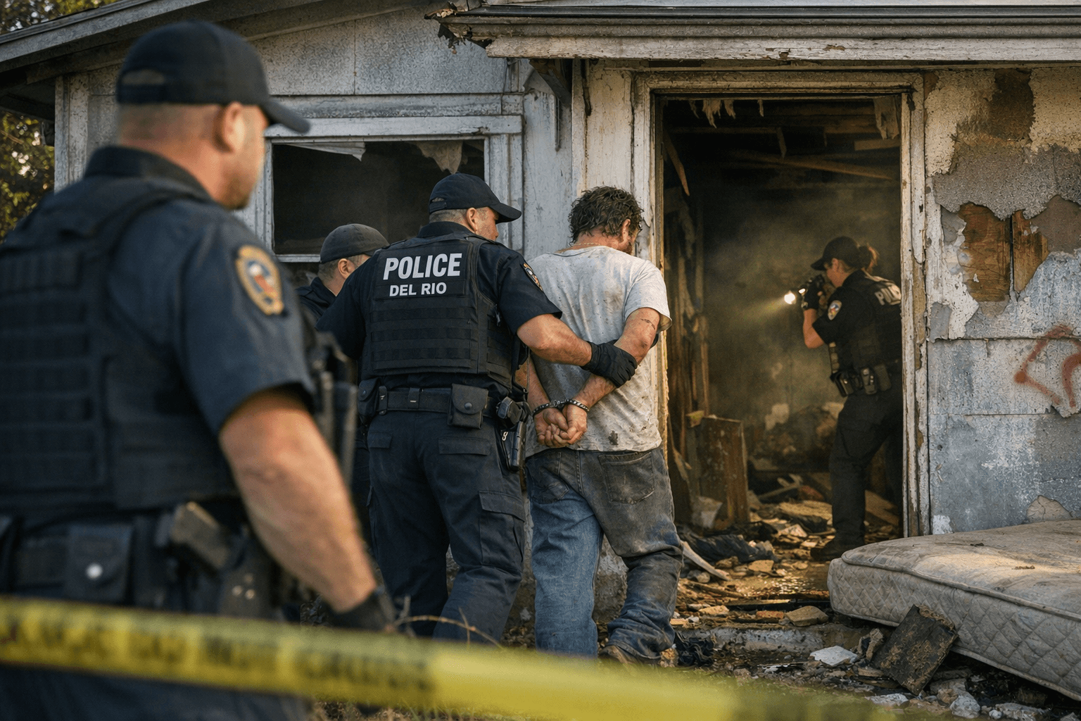 Del Rio Police Remove Trespassers From Vacant West Viesca Home
