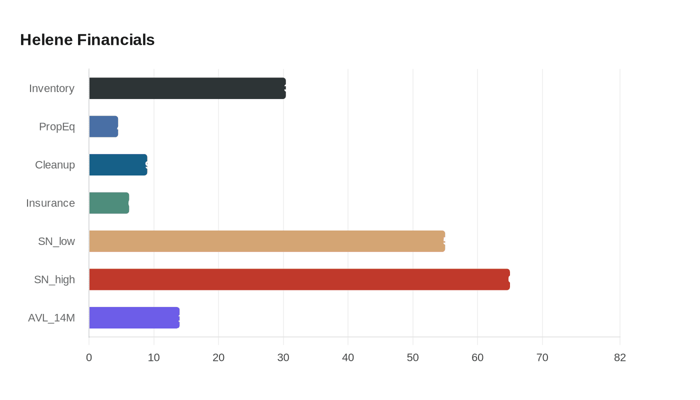 Helene Financials