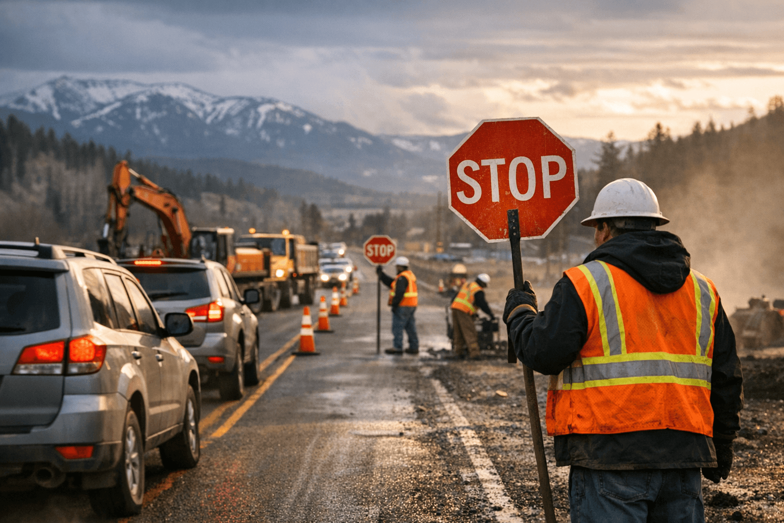 Short Traffic Delays March 2–6 in La Grande, Haines, Sumpter