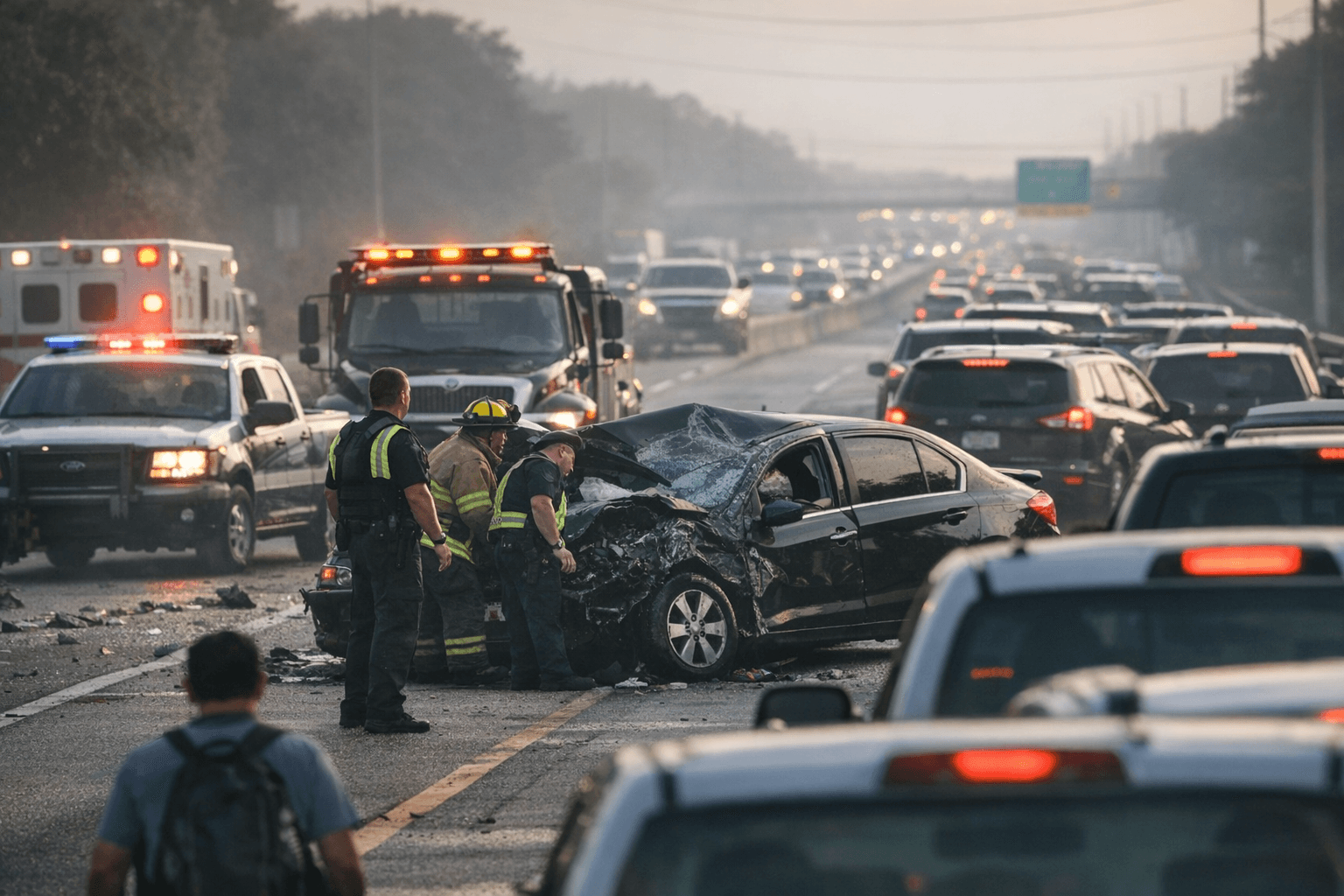 Morning crash on I-4 near Lake Mary slows Seminole County commuters